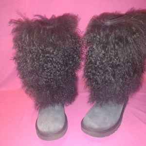 UGG Mongolian fluff boots